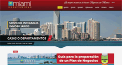 Desktop Screenshot of miamioportunidad.com