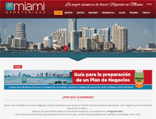 Tablet Screenshot of miamioportunidad.com